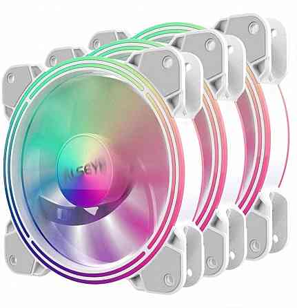 Вентилятор для корпуса Alseye Halo 4.0-W Kit (3 шт.) (арт-2886) Макеевка