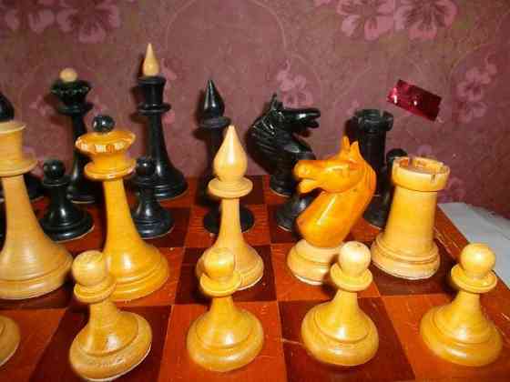 шахматы старые, деревянные Донецк