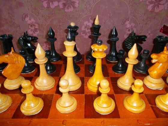 шахматы старые, деревянные Донецк