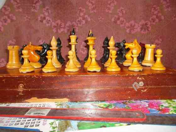 шахматы старые, деревянные Донецк