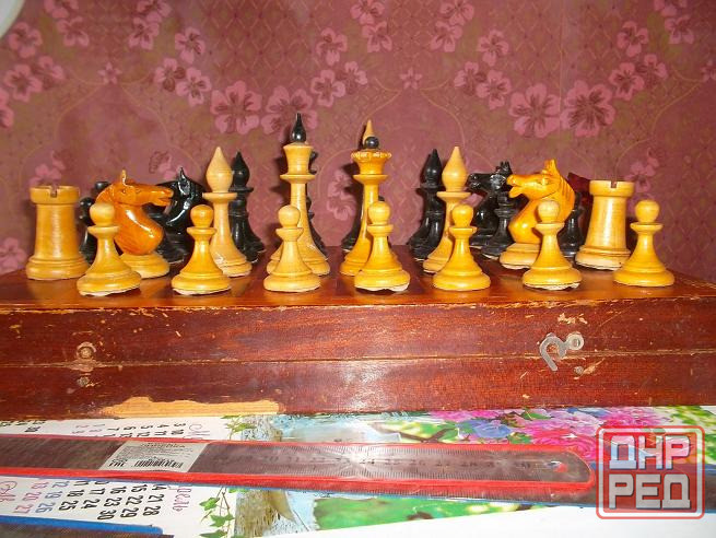 шахматы старые, деревянные Донецк - изображение 1