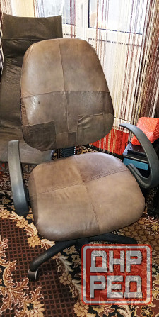 Компьютерное кресло ,натуральная кожа, Донецк - изображение 3