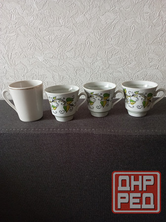 Чашки кофейные 4 шт Макеевка - изображение 1