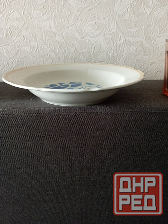 Тарелка глубокая, 50 руб за все фарфор Макеевка - изображение 2