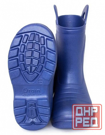 Сапоги резиновые синие Донецк - изображение 2
