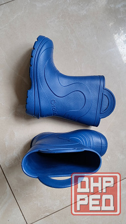 Сапоги резиновые синие Донецк - изображение 3