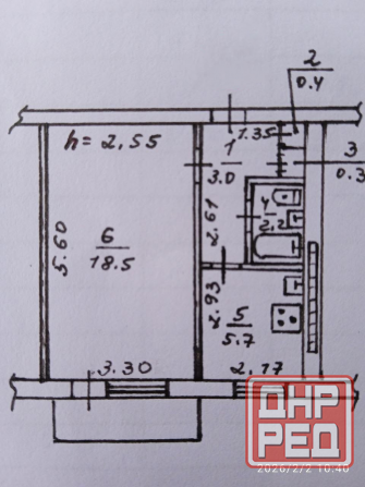 Продается 1 ком квартира, Пролетарский район Донецк - изображение 6