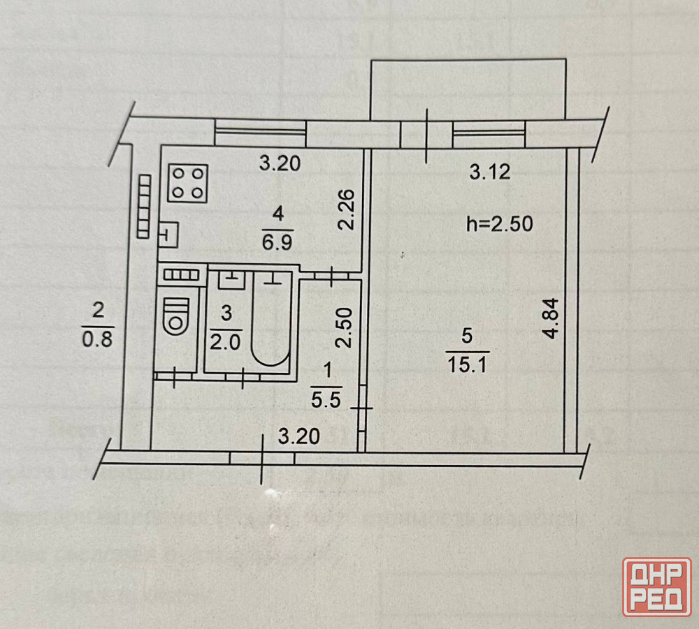 Продажа 1 к.кв. в Ленинском р-не (ул. Речная) Донецк - изображение 9
