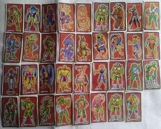 Наклейки от жвачек 90х черепашки ниндзя Донецк