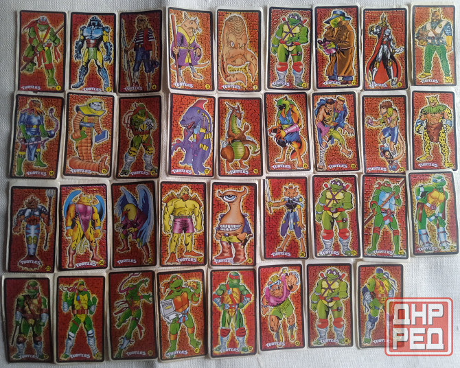 Наклейки от жвачек 90х черепашки ниндзя Донецк - изображение 1