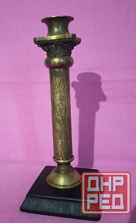 Подсвечник старинный бронза Донецк - изображение 4