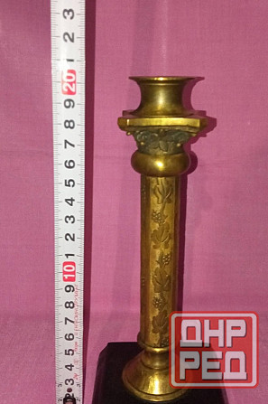 Подсвечник старинный бронза Донецк - изображение 5
