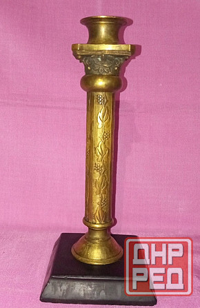 Подсвечник старинный бронза Донецк - изображение 1