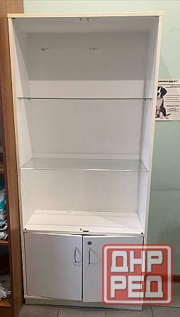 Шкаф со стеклянными полками Донецк - изображение 2