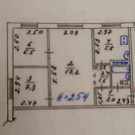 Продам 2хкв Кальмиусском районе 5 жмр Мариуполь