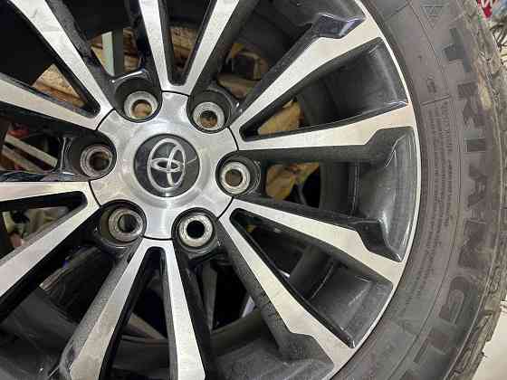 Продам диски с резиной в идеале r18 6*139.6 Стояли на Prado Донецк