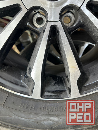 Продам диски с резиной в идеале r18 6*139.6 Стояли на Prado Донецк - изображение 3