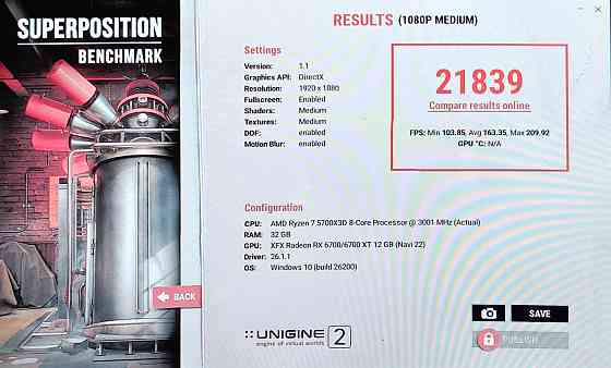 Видеокарта RX 6700xt Донецк