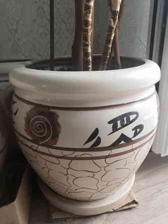 Горшок для цветов с поддоном и дренажным отверстием Донецк