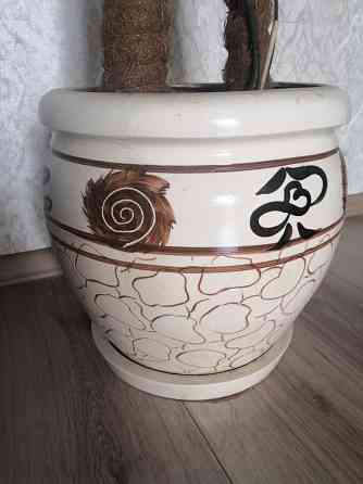 Горшок для цветов с поддоном и дренажным отверстием Донецк