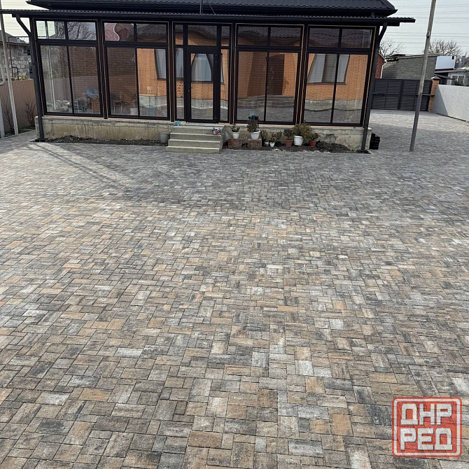 Тротуарная плитка, фэм плитка, бордюры, поребрики Донецк - изображение 1