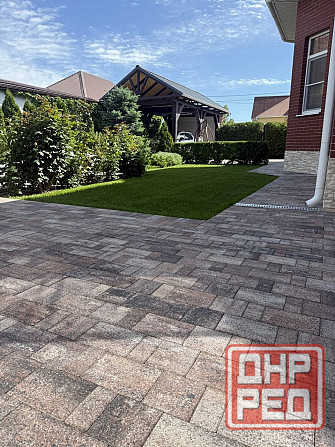 Тротуарная плитка, фэм плитка, бордюры, поребрики Донецк - изображение 1