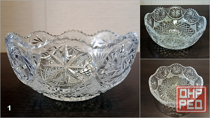 Винтаж. Классические хрустальные вазы. Донецк - изображение 2