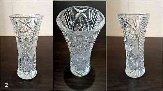 Винтаж. Хрустальные вазы, вазочки. Донецк