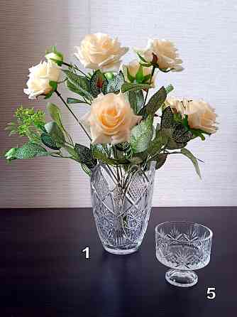 Винтаж. Хрустальные вазы, вазочки. Донецк