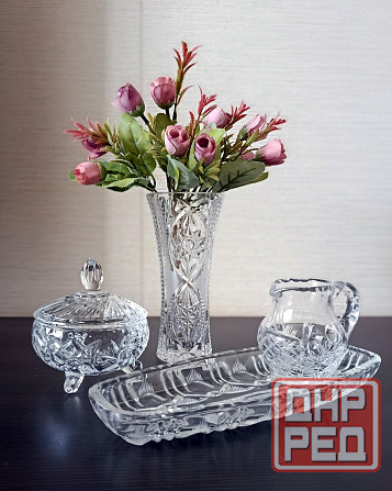 Винтаж. Хрустальные вазы, вазочки. Донецк - изображение 8
