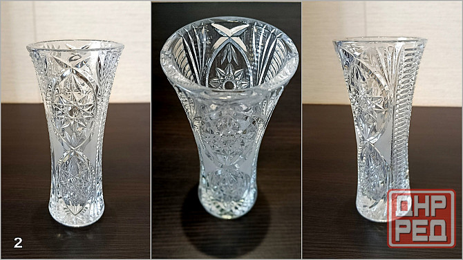 Винтаж. Хрустальные вазы, вазочки. Донецк - изображение 4