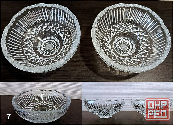 Винтаж. Хрустальные вазы, вазочки. Донецк - изображение 7