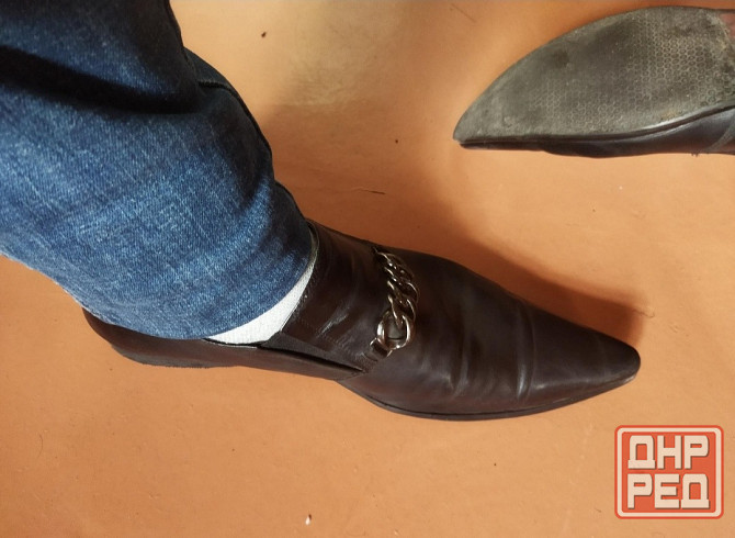 Туфли мужские, кожаные, tezoro Макеевка - изображение 6