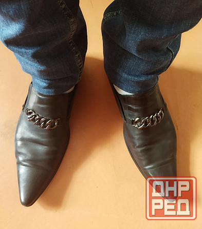 Туфли мужские, кожаные, tezoro Макеевка - изображение 5