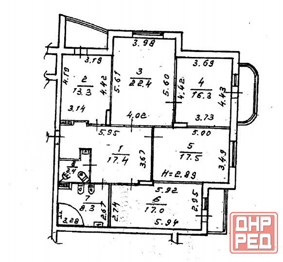 Продается 4к. квартира, Киевский р-н. 124.7 м² Донецк - изображение 9