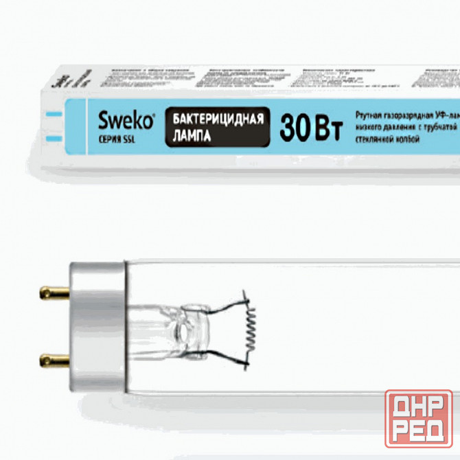 Лампа бактерицидная ультрафиолетовая 30Вт Донецк - изображение 1