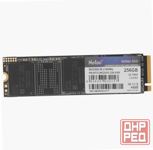 256 гб M.2 Nvme накопитель Netac Nv2000 [Nt01nv2000-256-E4x] (арт-4025) Донецк - изображение 1