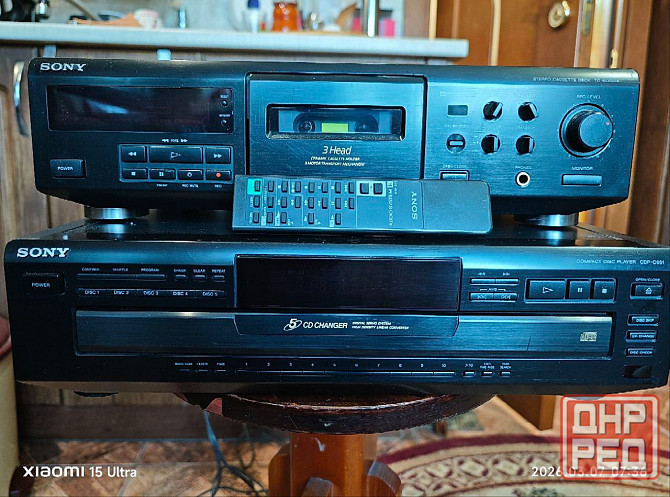 продам cd и деку sony Макеевка - изображение 1