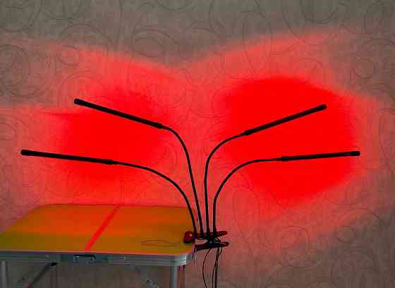 Фитолампа для растений полного спектра (4 лампы) Донецк