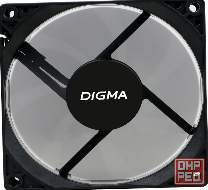 Вентилятор Digma Dfan-90 90х90x25 черный 3-Pin 4-Pin (Molex) Ret (арт-1800) Макеевка - изображение 3