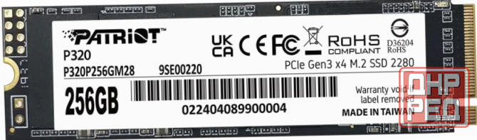 Твердотельный накопитель Ssd 256gb Patriot P320 (P320p256gm28) (арт-7595) Макеевка - изображение 1
