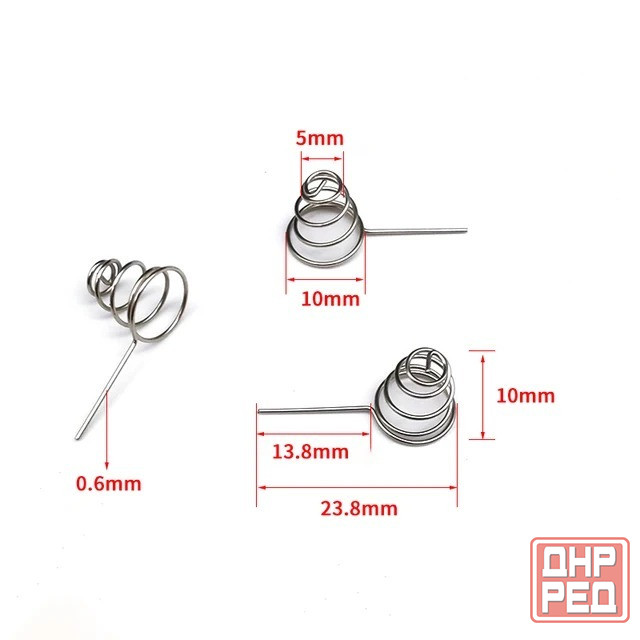 Никелевые пружинные контакты в батарейный отсек типа пальчик и микропальчик Донецк - изображение 5