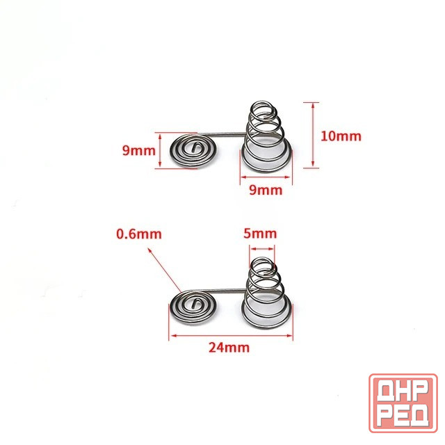 Никелевые пружинные контакты в батарейный отсек типа пальчик и микропальчик Донецк - изображение 4