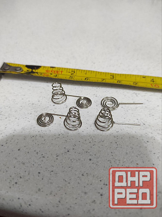 Никелевые пружинные контакты в батарейный отсек типа пальчик и микропальчик Донецк - изображение 1