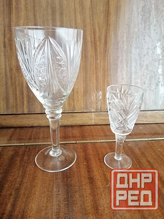 Продам бокал фужер рюмку хрусталь ссср Донецк - изображение 1