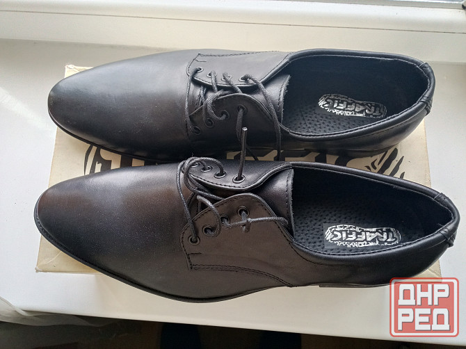 Туфли кожаные мужские 42 р. новые Донецк - изображение 1
