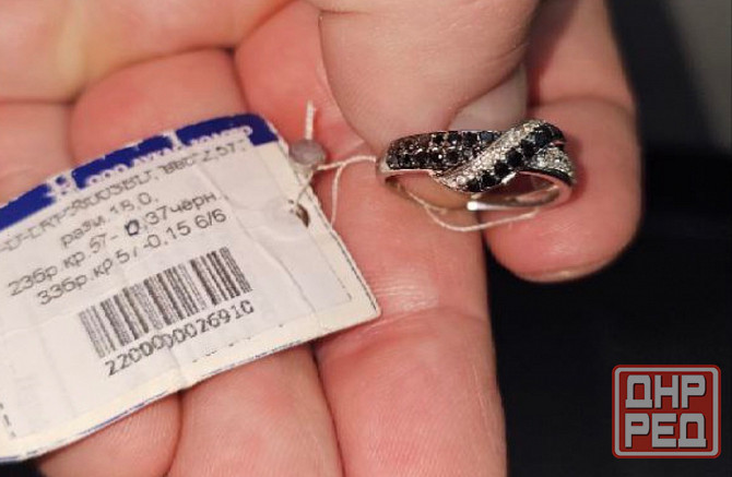 Продам кольцо из белого золота с бриллиантами Макеевка - изображение 1