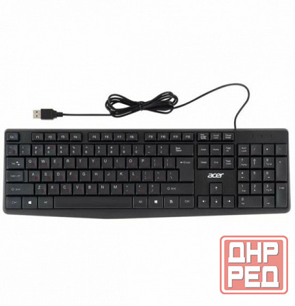 Клавиатура проводная Acer Okw121, Usb, черный Zl.Kbdee.00b (арт-4871) Макеевка - изображение 1