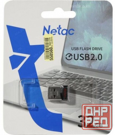 Флешка Netac 32gb Um2 Usb 2.0 (Nt03um2n-032g-20bk) (арт-6583) Макеевка - изображение 1