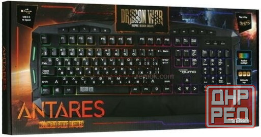 Клавиатура Qumo Antares K60, игровая, проводная, мембранная, 114 клавиш, Usb, подсв, чёрная (арт-187 Макеевка - изображение 3